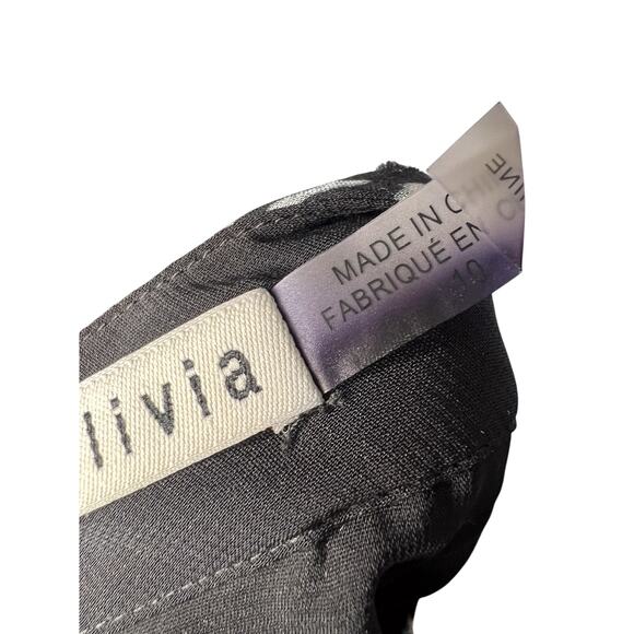 Alice + Olivia Snake Print Burnout Skirt Set Size Large 10 Long Sleeve Midi - Picture 11 of 11